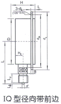 Y-B系列不锈钢压力表示意图（5）