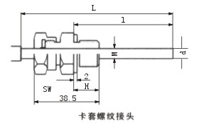 WSS系列双金属温度计安装固定形式（4）