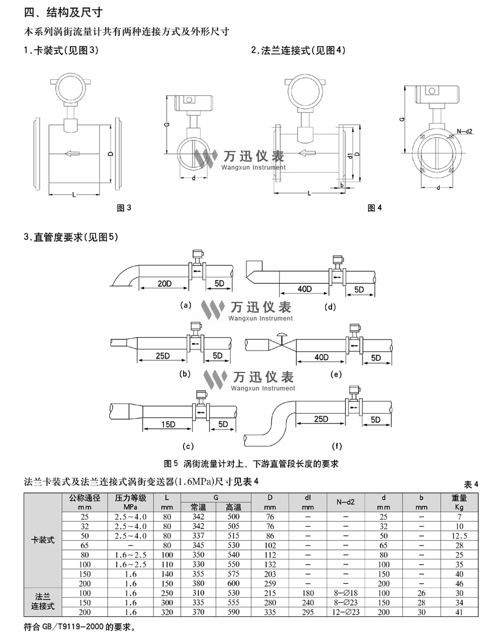 温压补偿涡街流量计CAD图