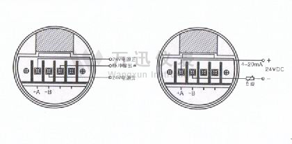 涡轮流量计表头接线图