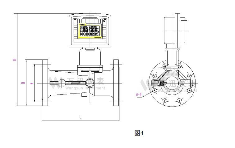 旋进漩涡流量计外形尺寸